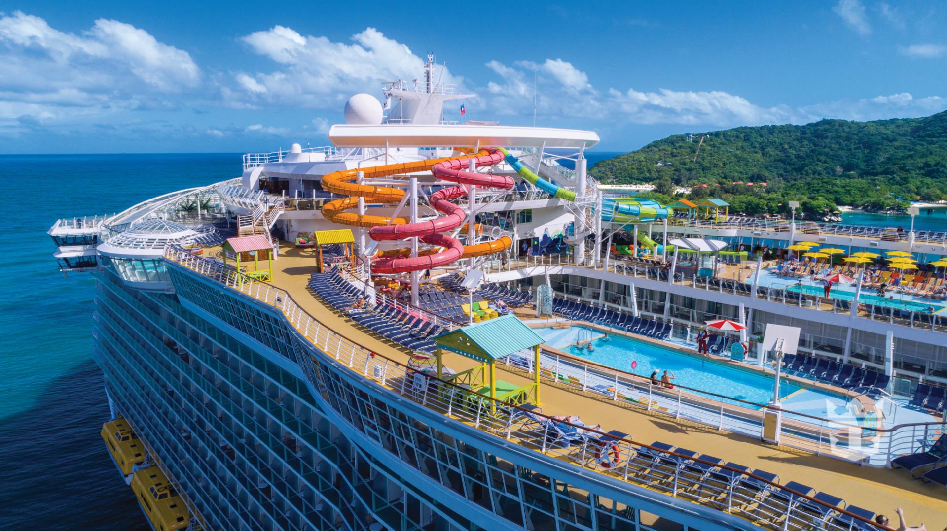 View of pool deck near Labadee, Haiti - Photo Credit: Jason Lisiewski